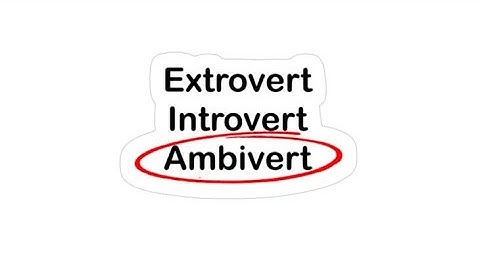 Are You an Introvert, Extrovert, or Ambivert⁉️ Let