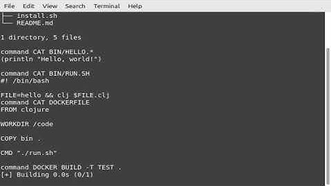 Programming {{ clojure }} hello world
