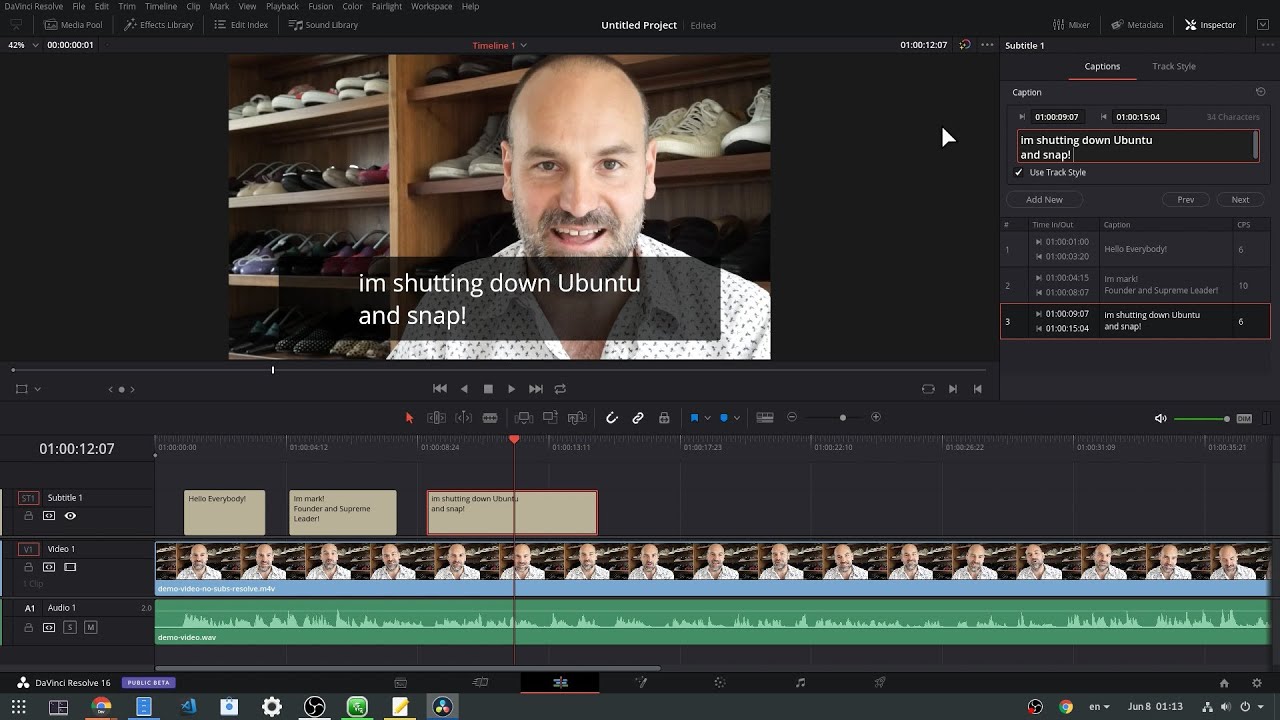 add subtitles to video davinci resolve add subtitles to video davinci resolve