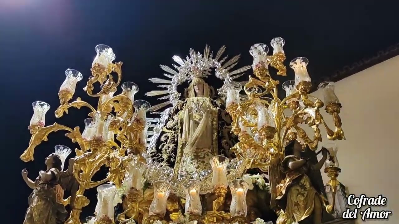 Virgen de la Soledad en Santa María, 450 Aniversario, Écija diciembre 2023
