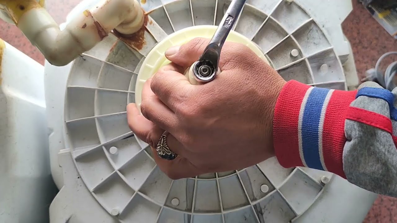 تغيير جير بوكس الغسالة النصف اوتوماتيك خطوة بخطوة دليل شامل