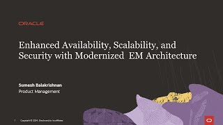 Enhanced Availability, Scalability and Security