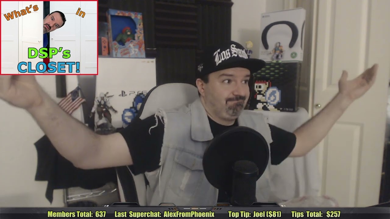 DSP's Closet Cleanout Marathon pt4 - Classic Consoles and... 12-Year-Old Travel Essentials! LOL