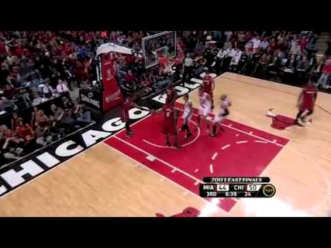 NBA Playoffs 2011: Miami Heat Vs Chicago Bulls Game 5 Highlights (4-1) Miami Won The Series