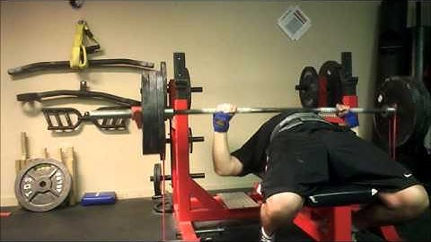Max Effort Bench with pro mini band