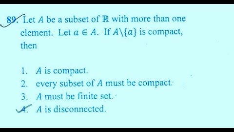 TOPOLOGY: CSIR NET DEC 2013 ,Part - C , Q.No. 89