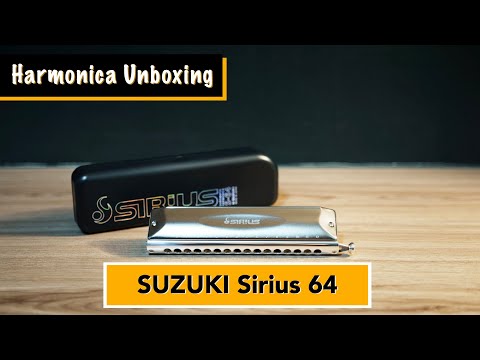 Unboxing the Suzuki mid-range chromatic harmonica // Sirius 64