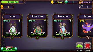 How to breed normal, rare, and epic yool in My Singing Monsters (out of season event)