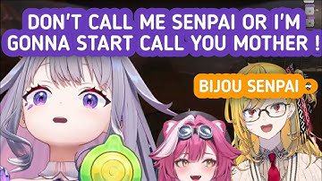 Biboo When Kaela Start Calling Her "BIJOU SENPAI" [Koseki Bijou/Kaela Kovalskia]