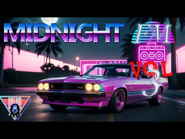 Midnight FM vol 3-80s style synthwave chill wave retrowave mix. #synthwave #80s #retrowave class=