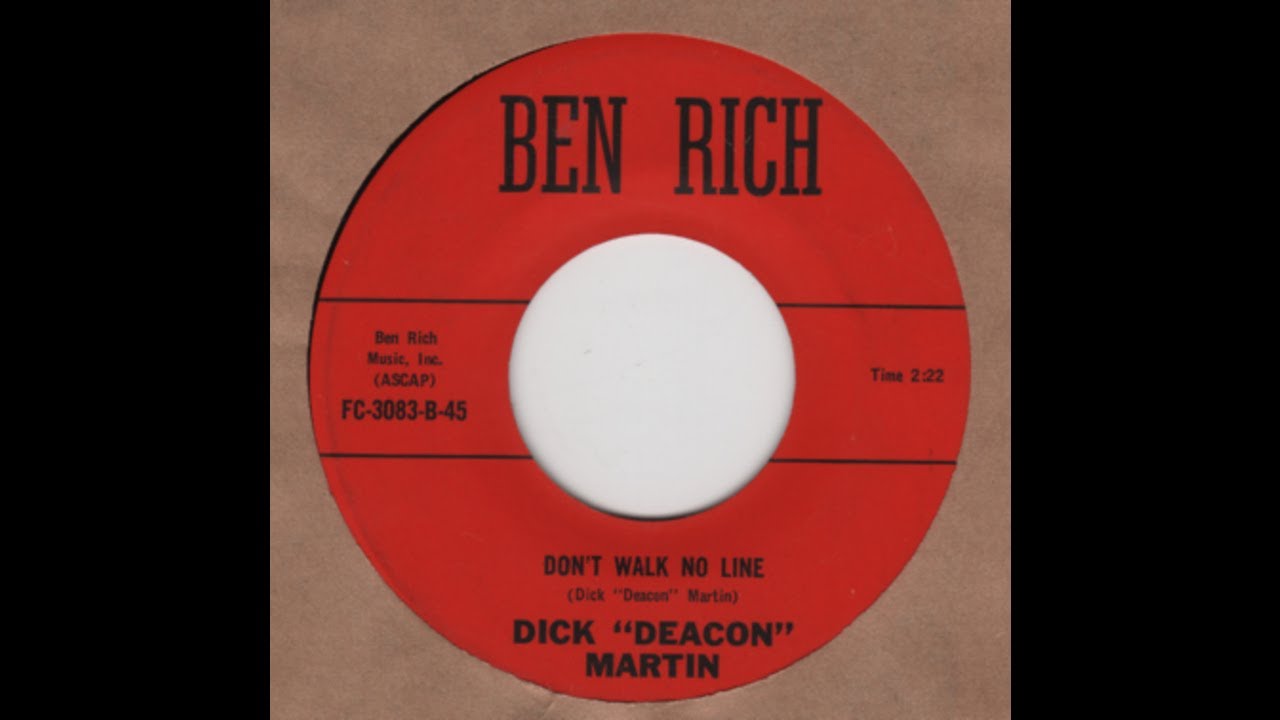 DICK DEACON MARTIN-Don't Walk No Line  BEN RICH FC-3083-B-45