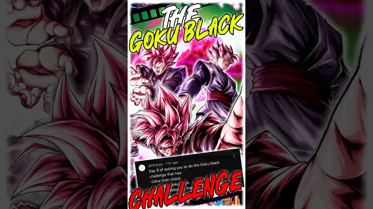 Использование ПОЛНОЙ команды Гоку Чёрного в PVP Dragon Ball Legends