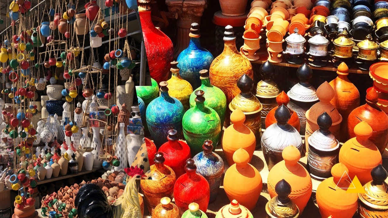 MASAFI MARKET TRADITIONAL STUFFS PLANTS CARPETS RUGS FRIDAY