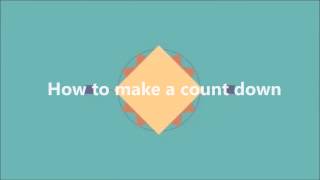 Redstone Beginners --- Making a redstone countdown