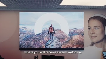 Sharp NEC dvLED wall in Origo Showroom, Reykjavik