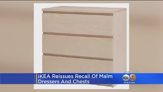 IKEA Reissues Recall Of Malm Dressers And Chests