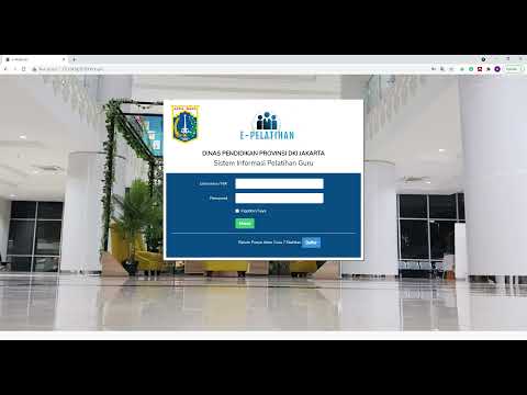 Video Tutorial e-Pelatihan Kepala Sekolah  1 login ganti password