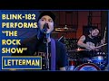 Blink182 performs the rock show  letterman