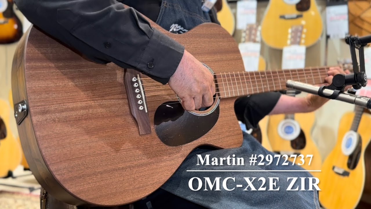 Martin OMC-X2E #2972737 【ニューモデル】 - YouTube