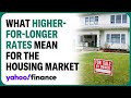 What higher-for-longer rates mean for the housing market