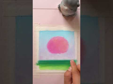 Easy oil pastel