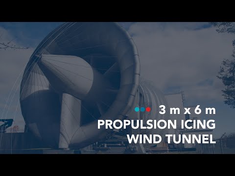 3 m x 6 m propulsion icing wind tunnel