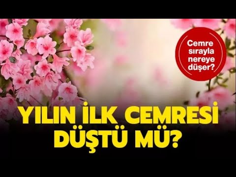 CEMRE DÜŞMESİ NEDİR / 2024 Cemre Ne zaman Düşecek