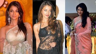 Aishwarya Rai Stunningly Hot In Indian Saree Rare