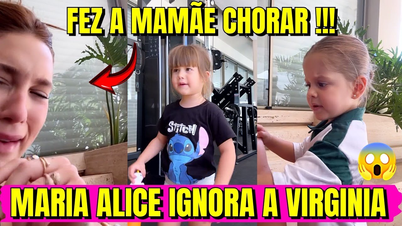 CHOROU? Atitude de Maria Alice Faz Virginia Chorar!