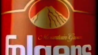 80's Ads: Folgers Mountain Grown Coffee \