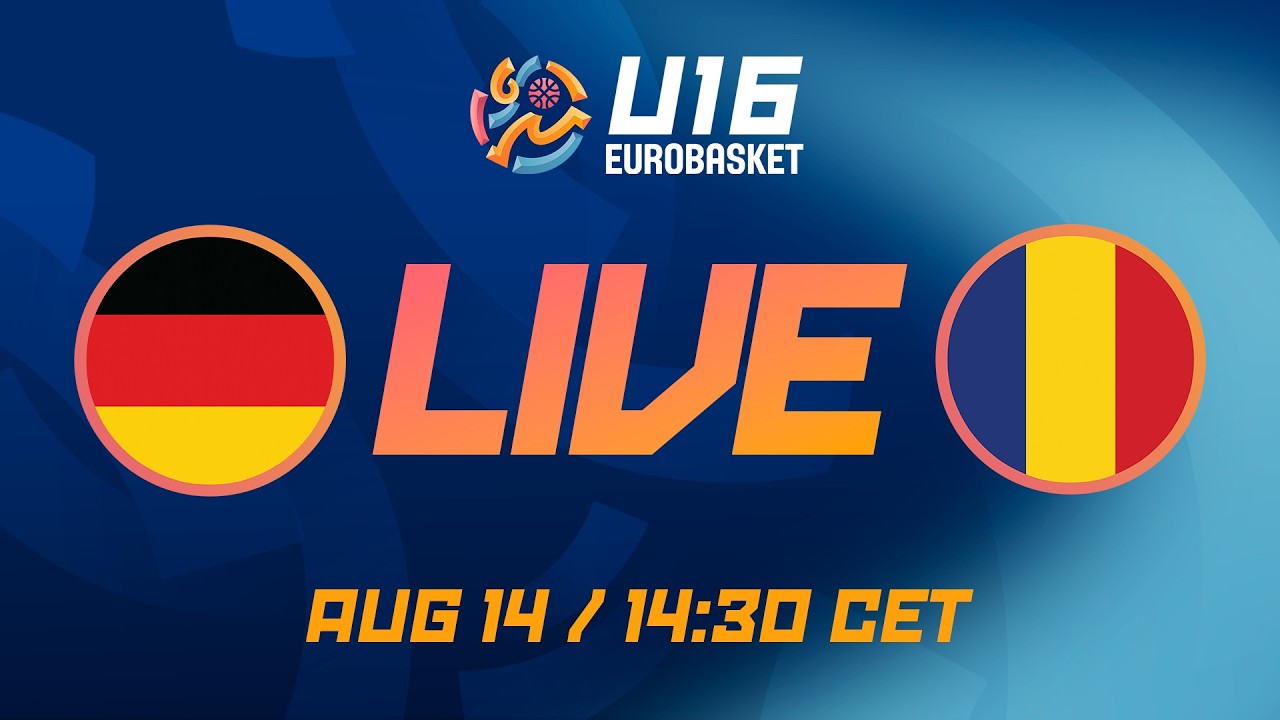 LIVE - Germany v Romania | FIBA U16 EuroBasket 2026 | Class. Games 5-8