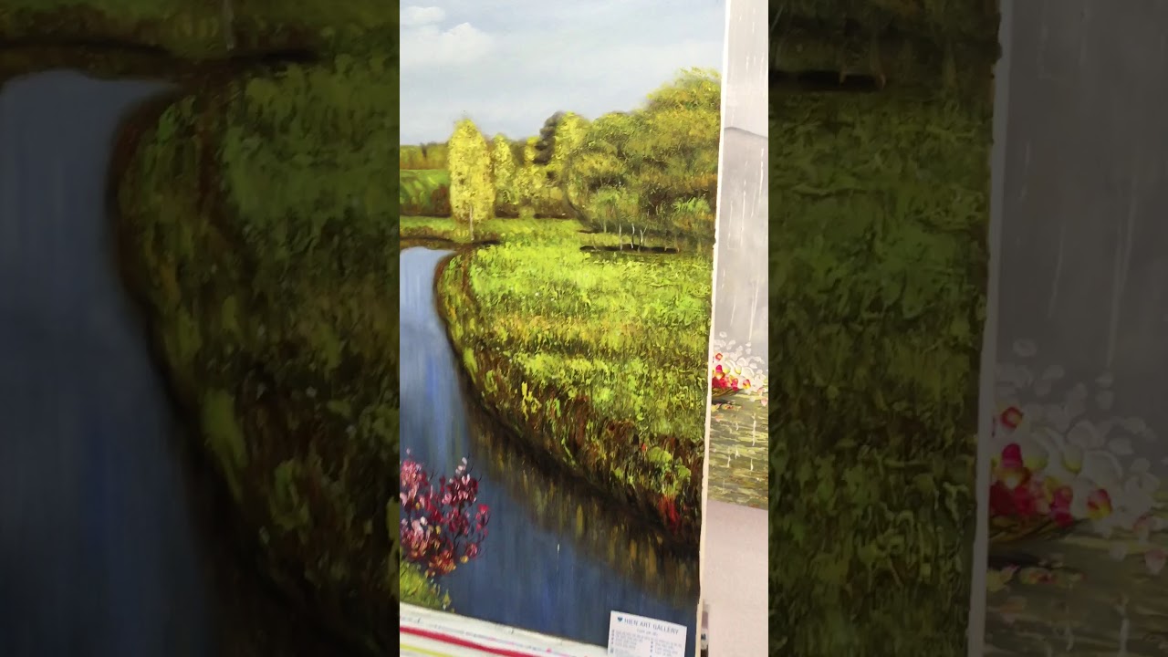 Tranh Mùa Thu Vàng của Levitan hienartgallery.com - youtube