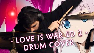 Kaguya-sama: Love is War ED 2/ Fujiwara Chika Dance【Drum Cover】