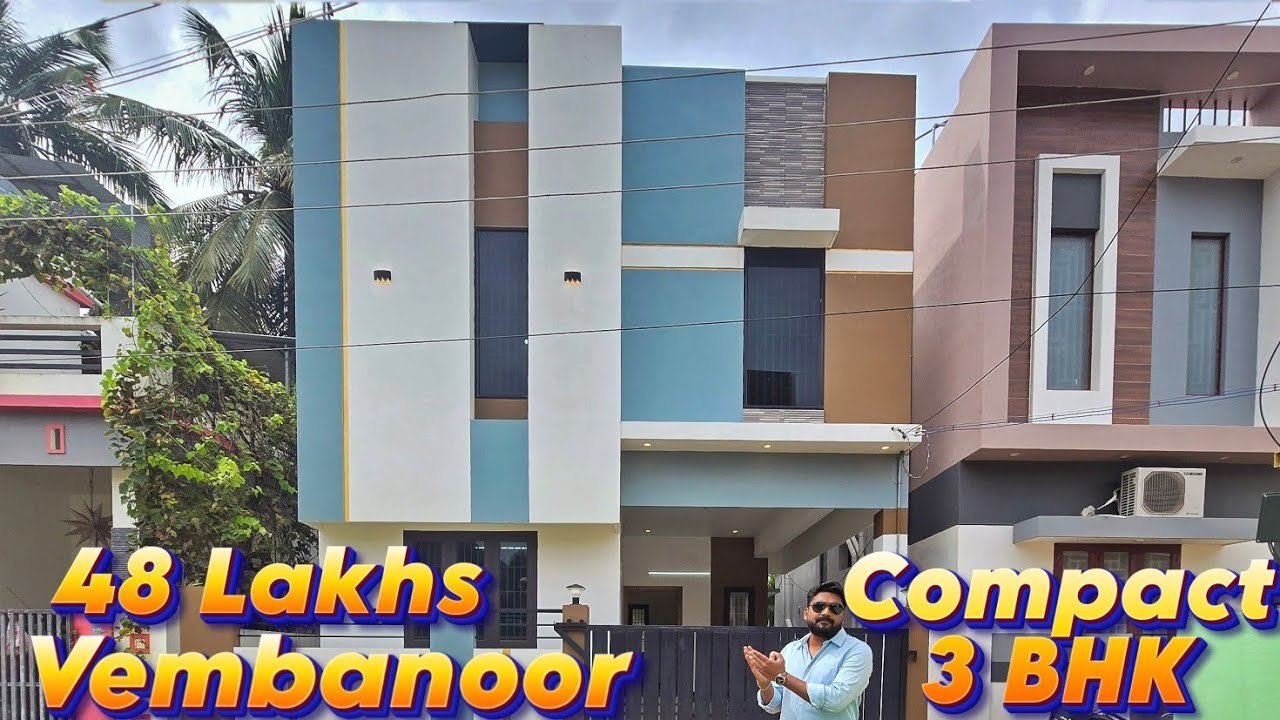 Low Budget 3BHK House for Sale in Nagercoil | 48 Lakh Compact Home in Vembanoor Near Asaripallam