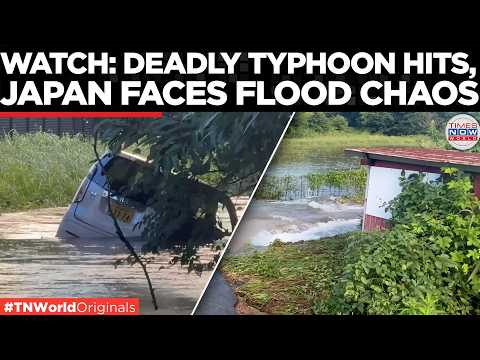 TYPHOON DUJUAN CHAOS: 4 Dead, 22 Injured as Japan Battles Floods | Times Now World