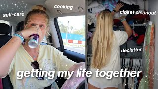 getting my life together vlog... decluttering + organizing my apartment!