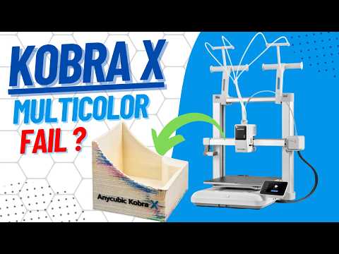 Anycubic Kobra X im Test: Aufbau, Einrichtung und erste Multicolor-Drucke