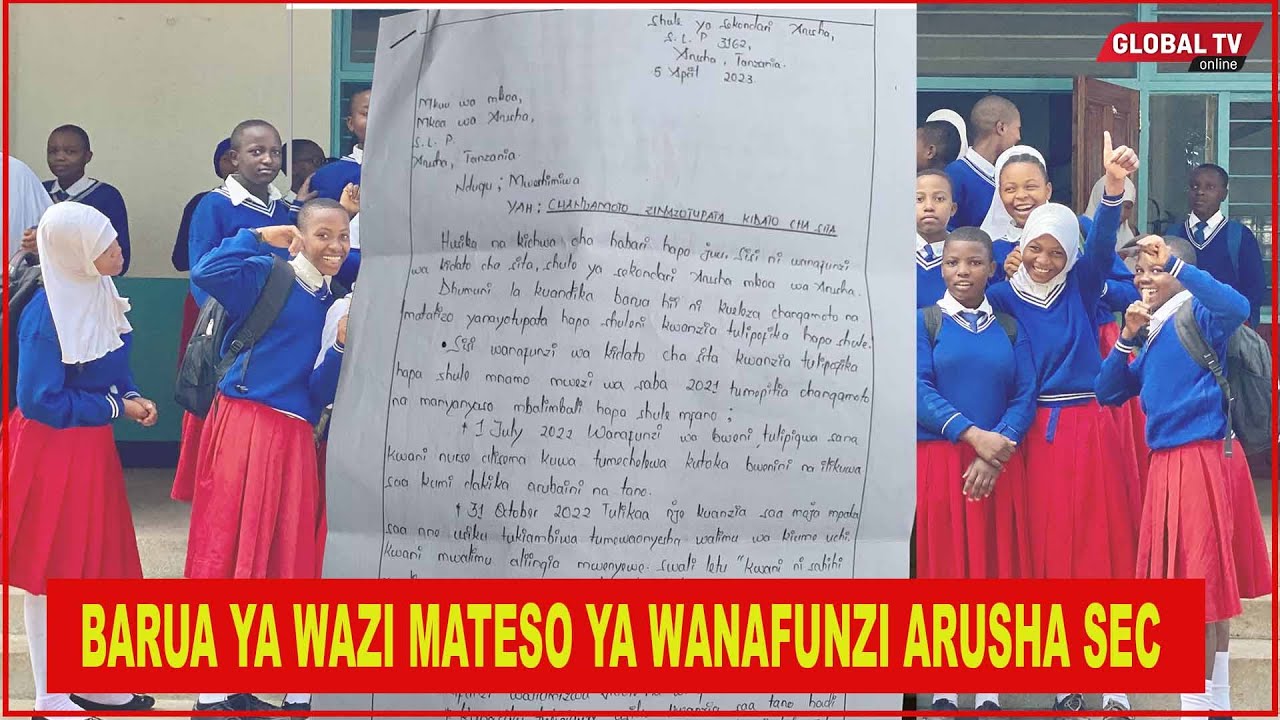 WANAFUNZI 29 KIDATO cha 6 WASIMAMISHWA ARUSHA SEC, BARUA ya WAZI YAANDIKWA, WAZAZI WAIBUKA SHULENI..