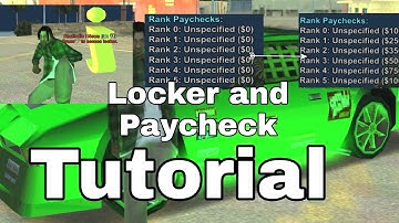 How to make Faction Locker and Paycheck | Tutorial | GTA Samp | Tagalog