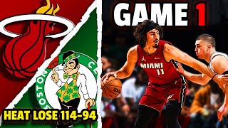 Miami Heat TORCHED by Boston Celtics 22 Threes in Game 1 | Jaime Jaquez SHINES, Tatum Triple Doubles