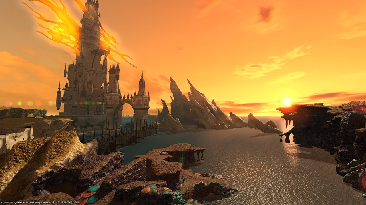 [FFXIV] Background Ambience - Western La Noscea Sunset - No Music