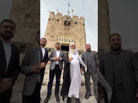 من داخل قلعة حلب لمن الملك اليوم لله الواحد القهار