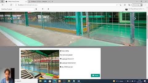 Tugas Akhir Demo Program Penyewaan Lapangan Futsal