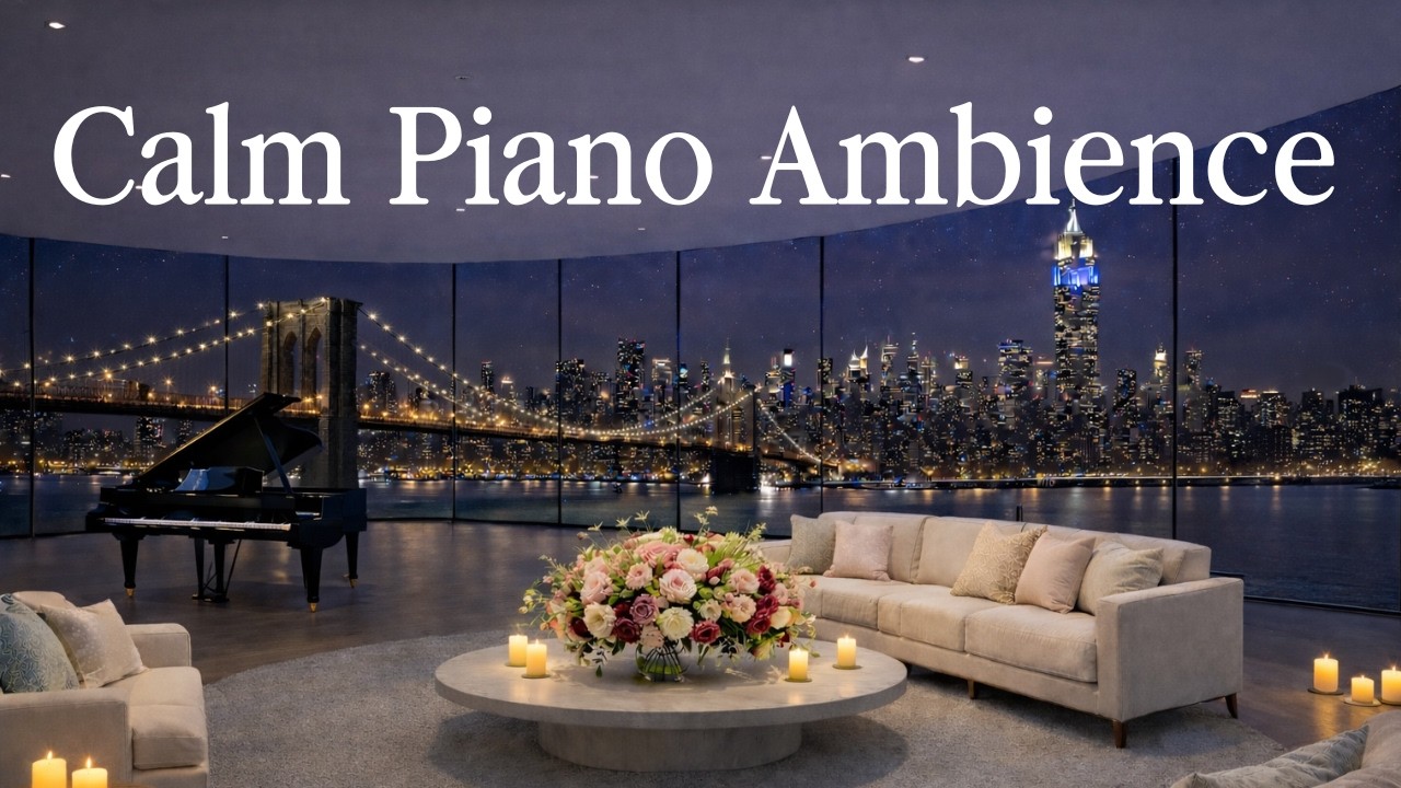 Still Evening in New York | Relaxing Piano Under City Lights