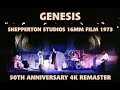 Genesis shepperton studios live 1973 16mm film  50th anniversary remaster 4k