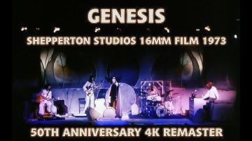 Genesis Shepperton Studios Live 1973 16mm Film - 50th Anniversary Remaster (4K)