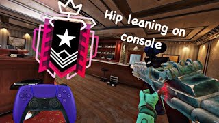 You can know hip lean on console