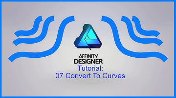 Affinity Designer Tutorial #07-Convert to Curves