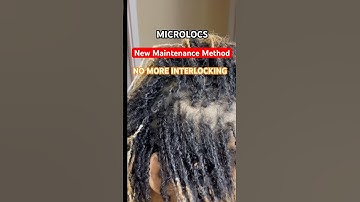 New Microlocs Maintenance Method. See full length tutorial #microlocks #microlocs #sisterlocks