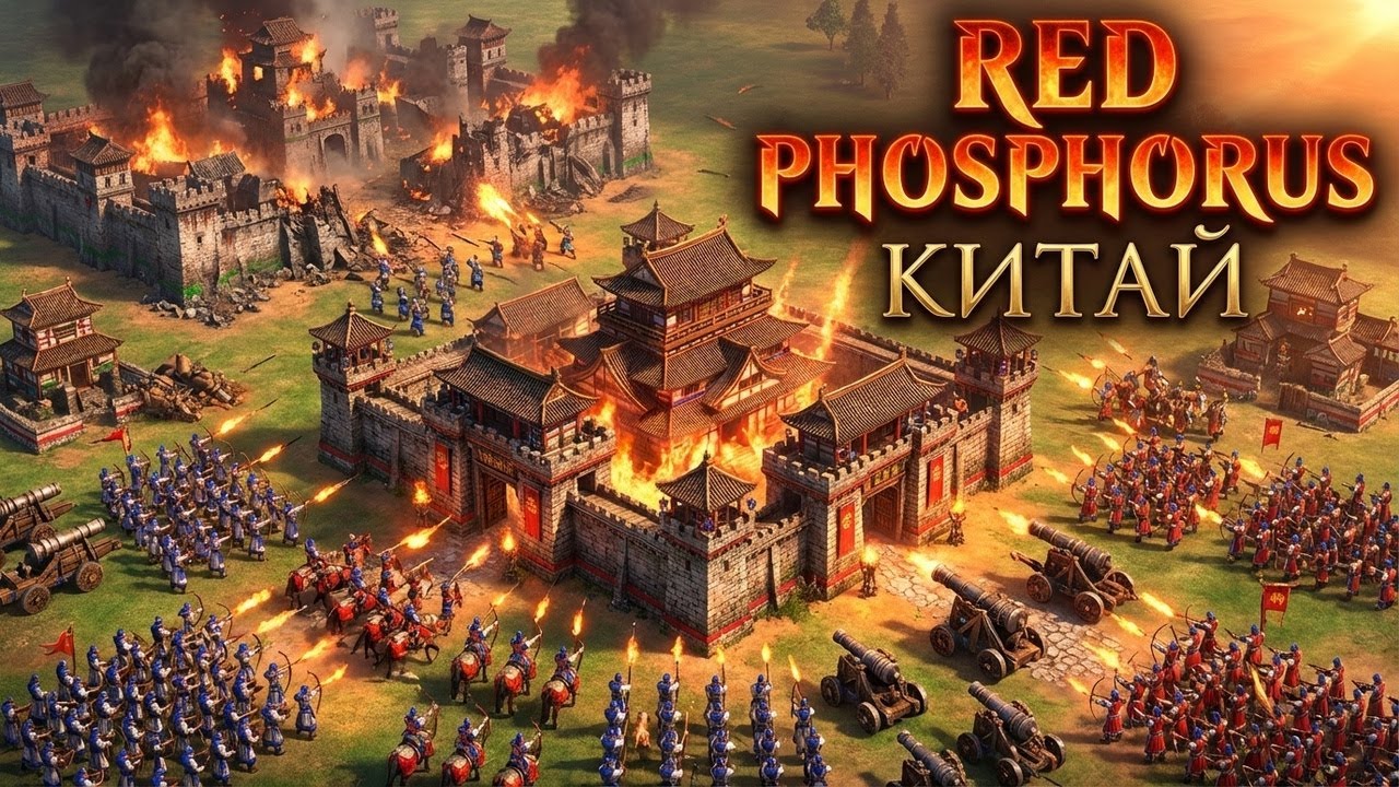 AOE2 RED PHOSPHORUS ЗА КИТАЙ | Age of Empires 2 | Aoe2 | Эпоха империй 2